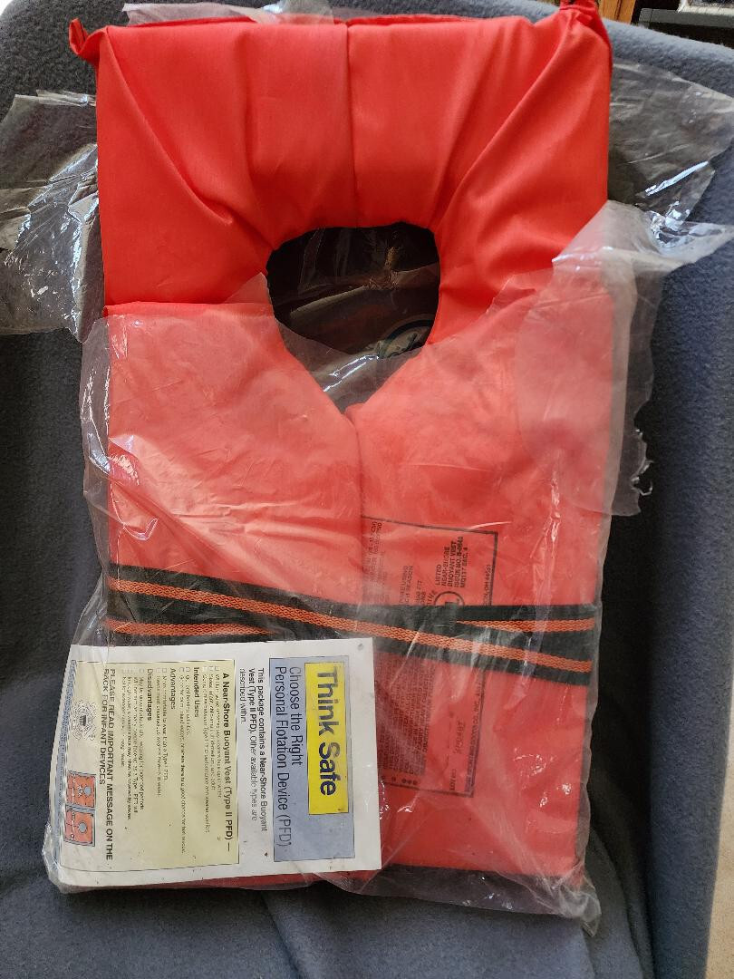 KENT BUOYANT LIFE VEST TYPE II PFD ADULTS OVER 90 LBS