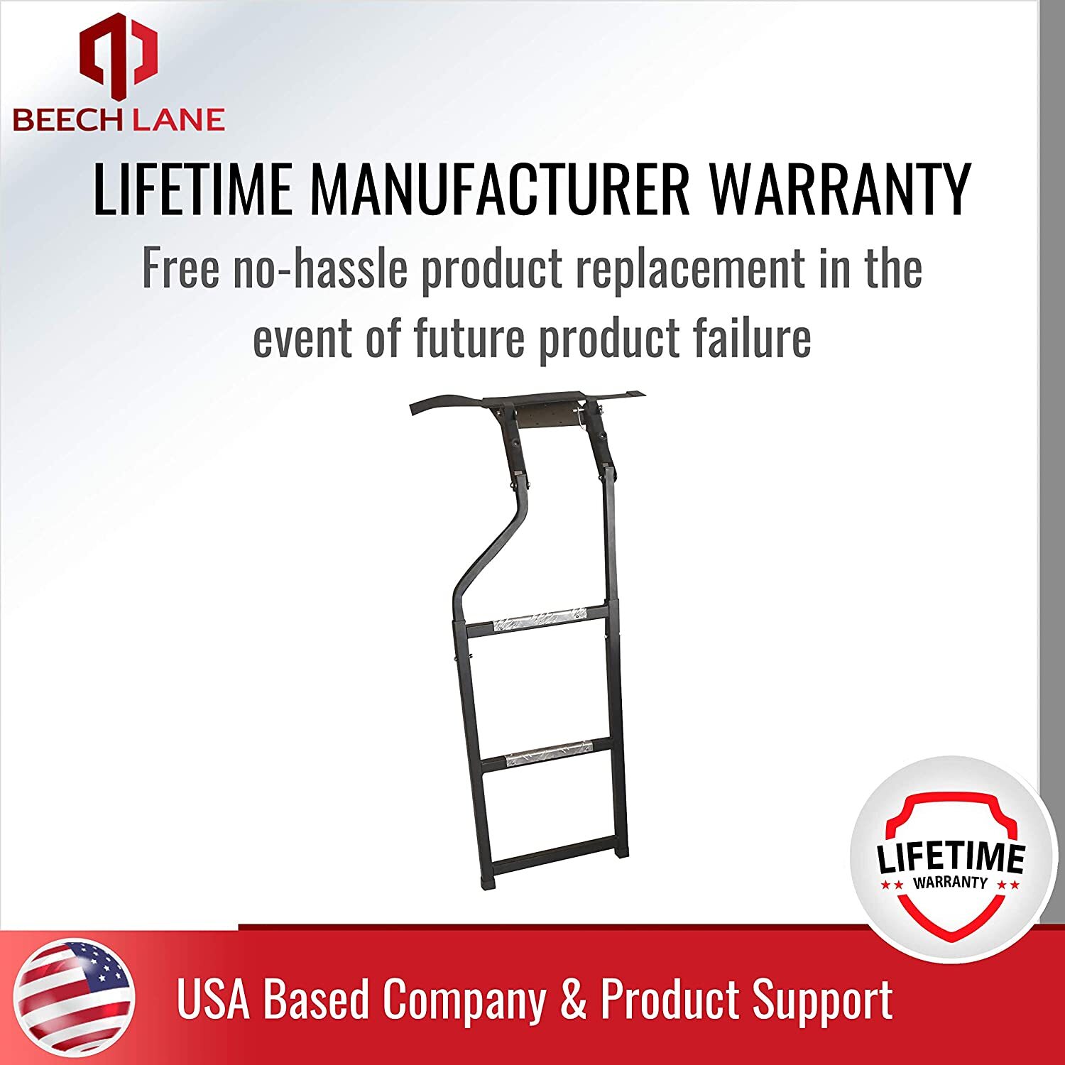Tailgate Ladder Truck Pickup Step Ford F150 F250 Chevy Dodge Ram Tundra Black