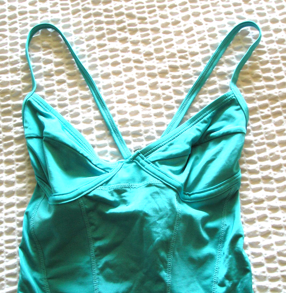 Adidas VINTAGE Stella McCartney Swim Suit 1 Piece Top-Pant Bottom Bikini sz 34″