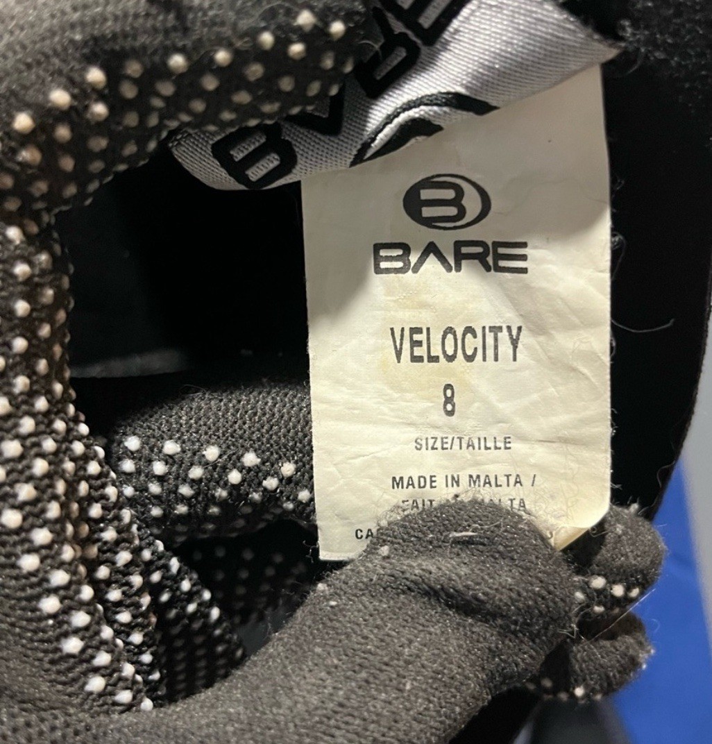 Bare Velocity Progressive Stretch Women’s Wetsuit Size 8 Blue Black