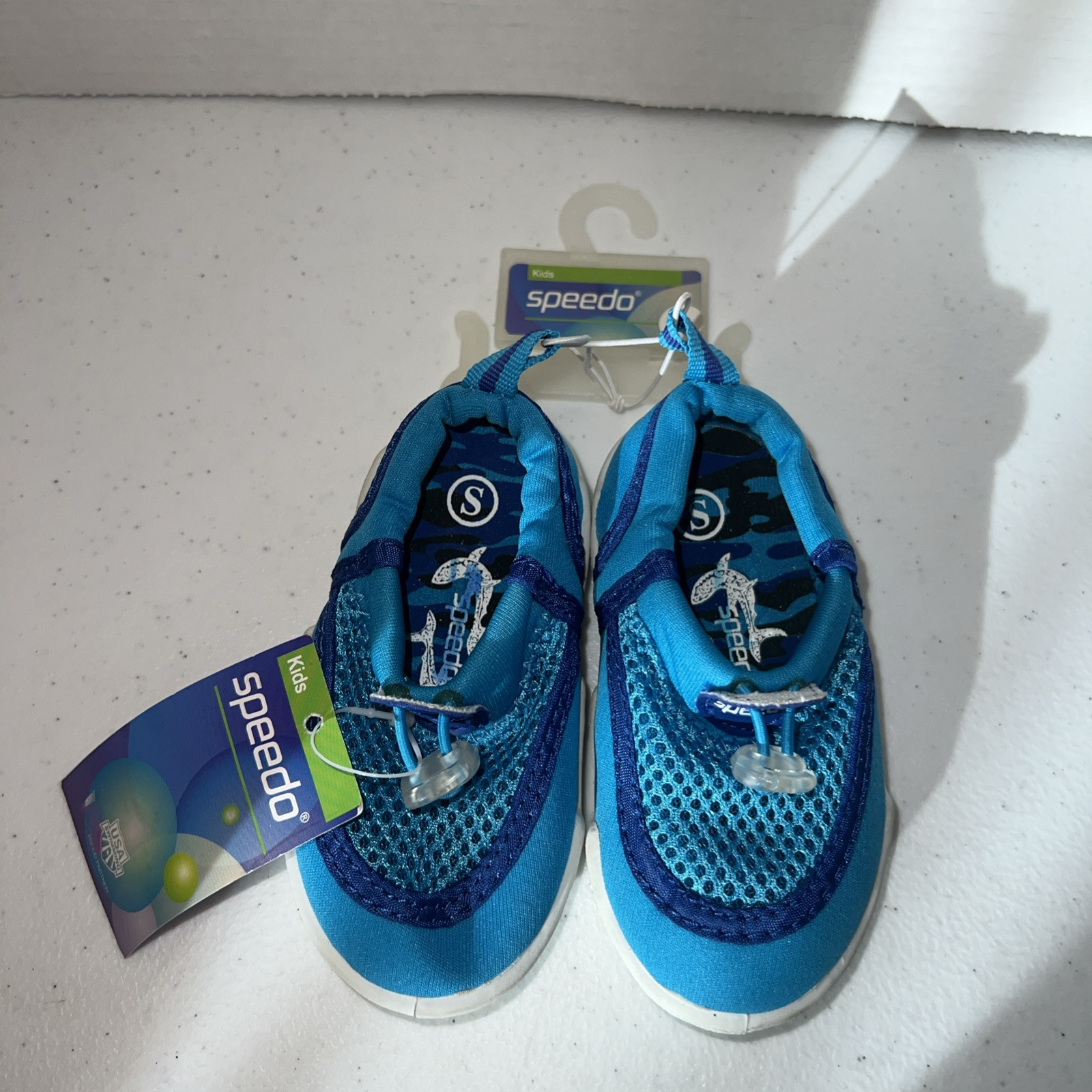 Speedo Water Swim Boat Shoes Surf Toddler Kids Boy Size Small 5/6 NWT