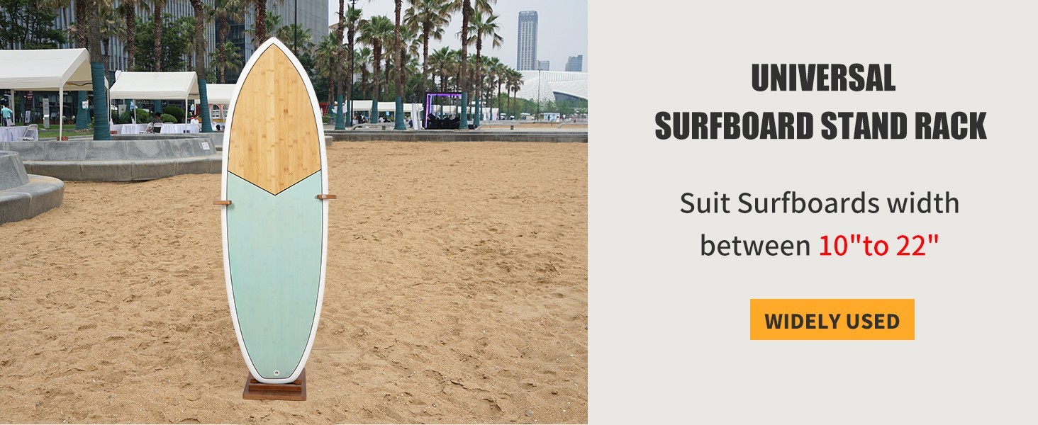 Surfboard Stand Racks, Indoor Display Stand Shortboard and Longboard Organizer