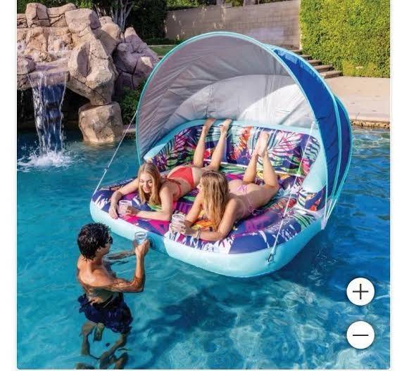 Body Glove 2-Person Canopy Lounge with Removal Canopy Item 1819419 Open Box