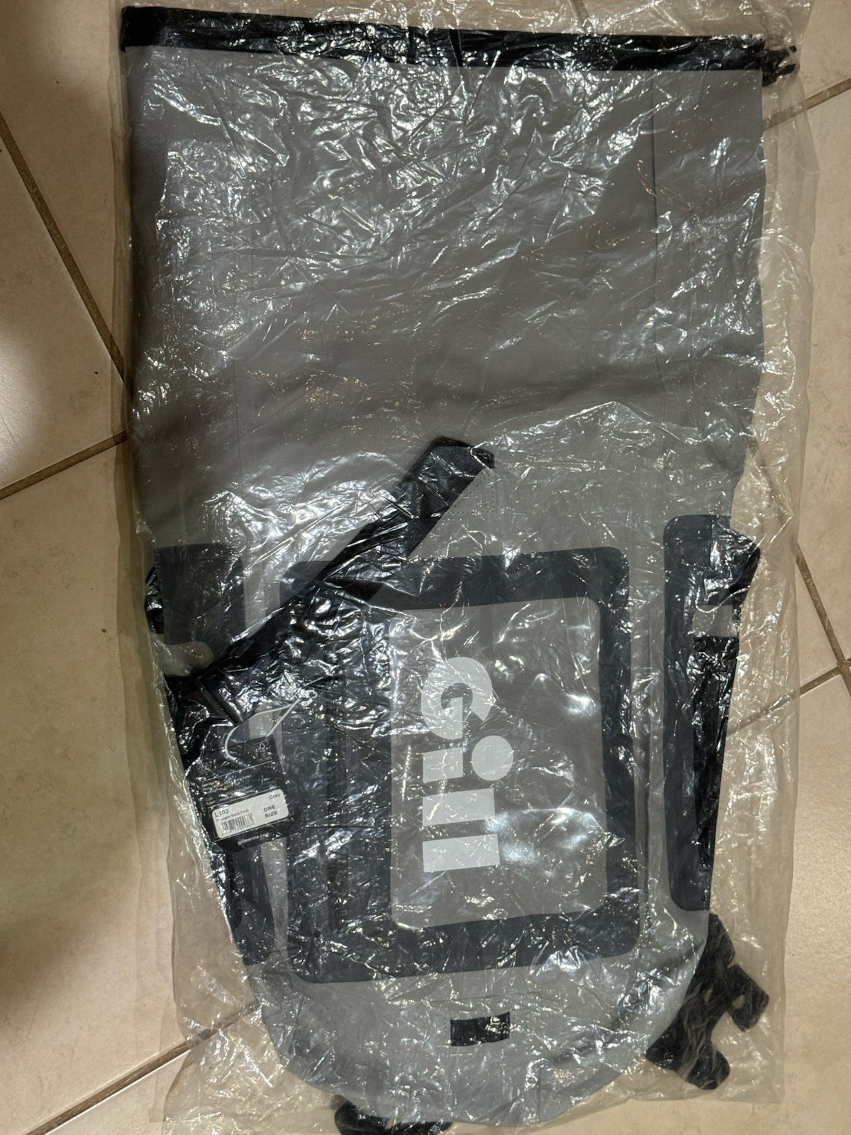 Gill Voyager Back Pack Drybag 30L – Gray Puncture resistant waterproof PVC NEW