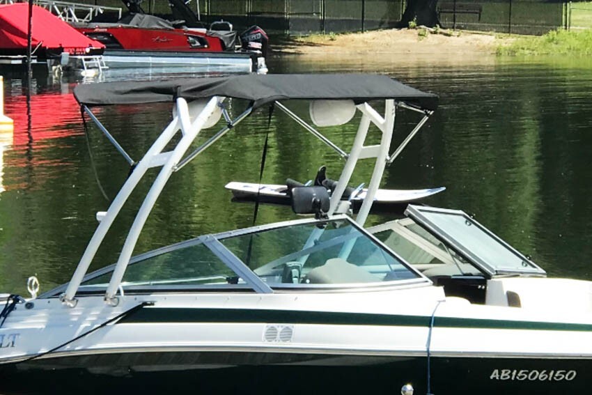 Reborn 2025 Launch Forward-Facing Boat Wakeboard Tower White W/Anodized H Top