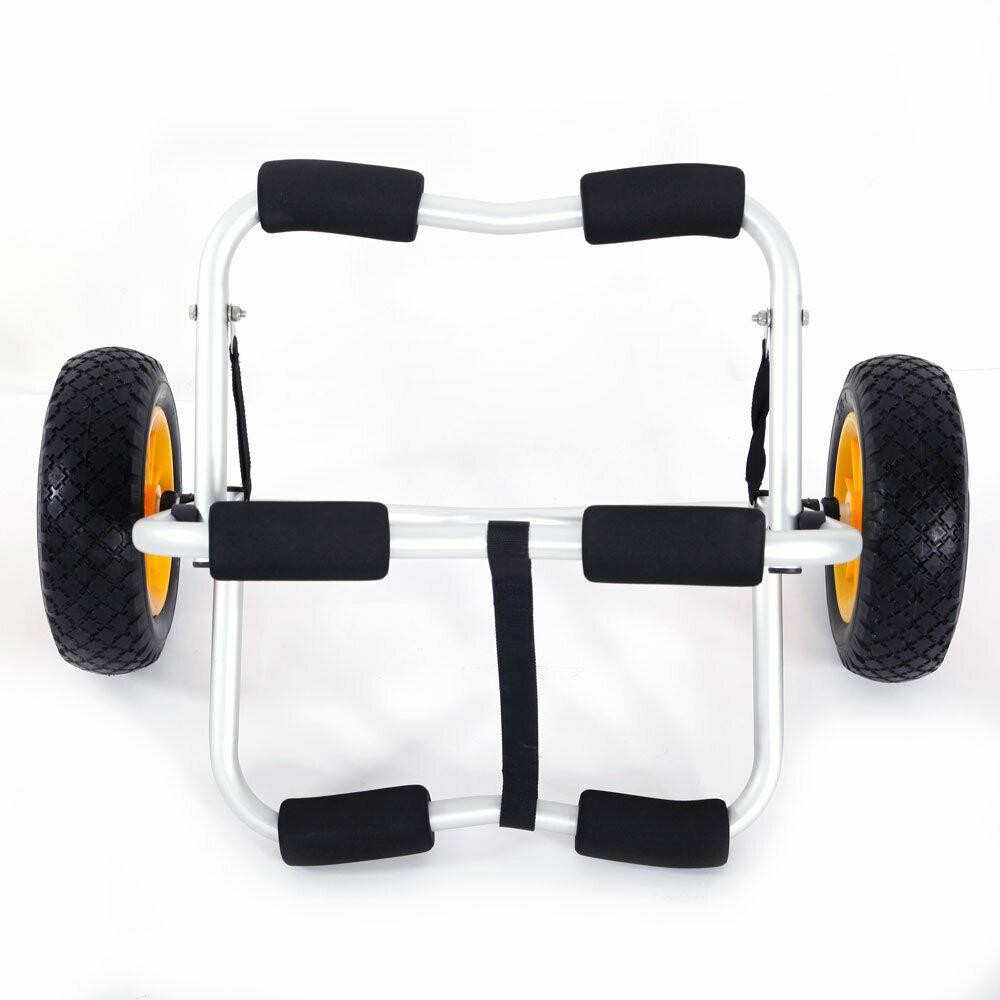 Aluminum Kayak Boat Canoe Gear Dolly Cart Trailer Carrier Tote Trolley Wheel