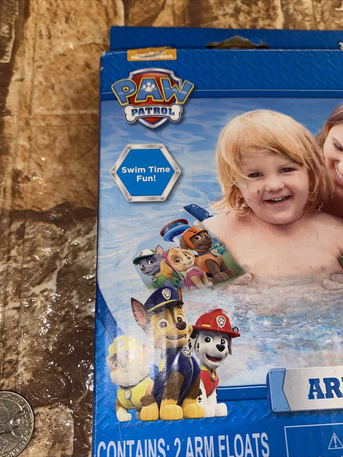 Paw Patrol Arm Floats 3 Years + Inflate To 5.8”. Two Arm Floats New Open Box