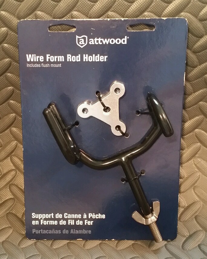 Attwood Wire Form Fishing Rod Holder Flush Mount Base 3/8″ Diameter MODEL5060-3