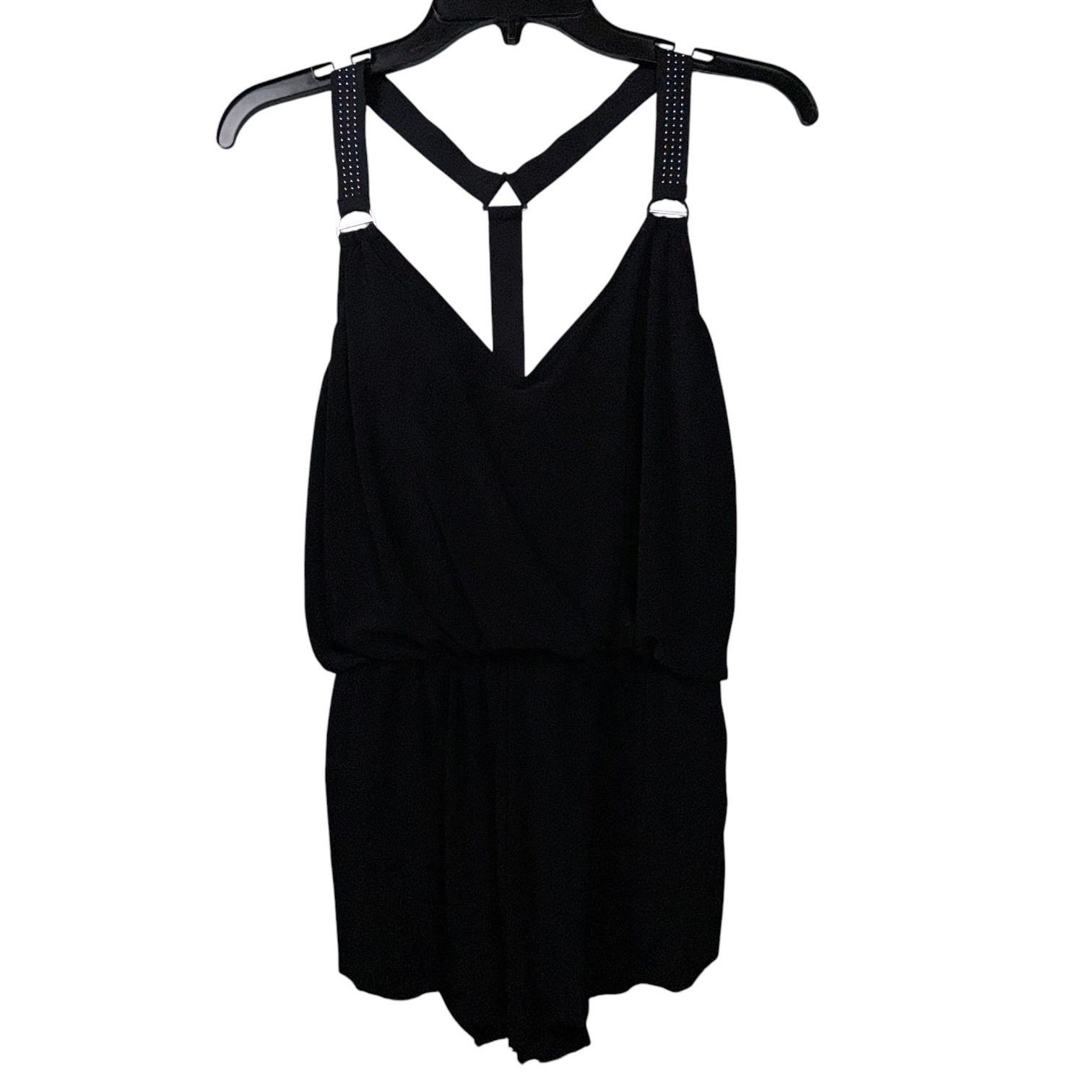 MagicSuit Womens Size 8 Black Star Studded Gabby Racerback 1 Piece Swimsuit NWT