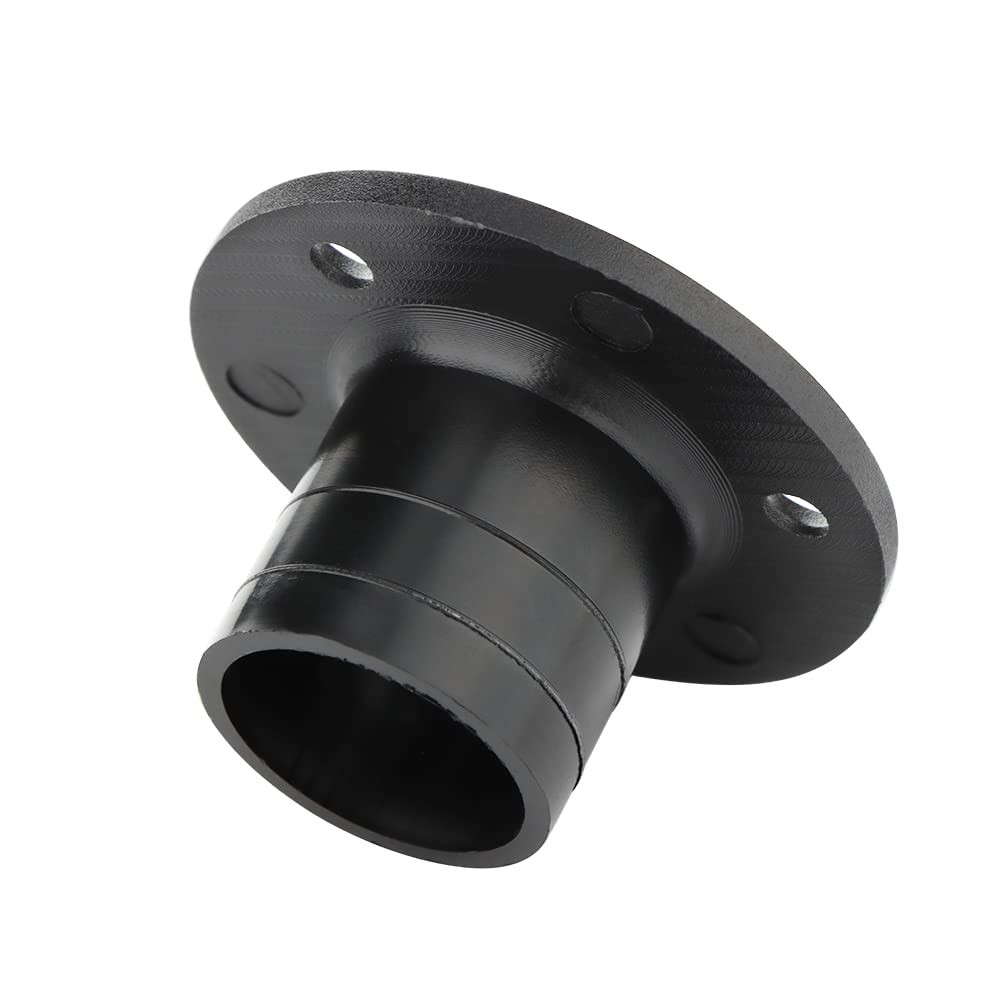 VTurboWay 2 Pcs Nylon 53 x 30mm Boat Floor Deck Drain Fit for Small, Black