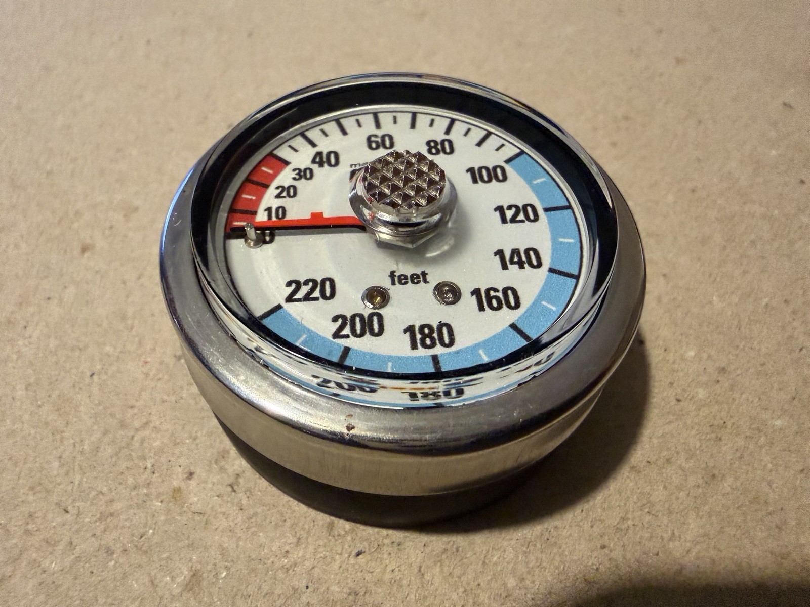 Mares Two Gauge Console Imperial Depth Pressure Scuba Diving Dive SPG (PSI/FEET)