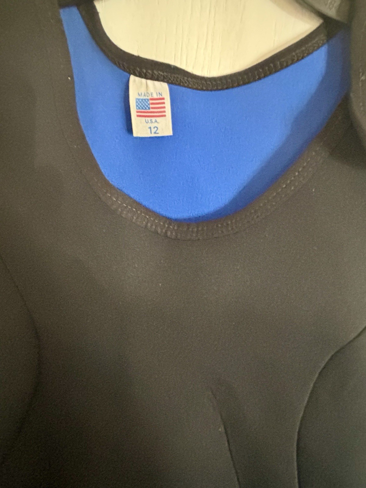 Vintage COMP Women’s Wetsuit 2-Piece Set Neoprene Made in USA Sz 12 M Surf Ski