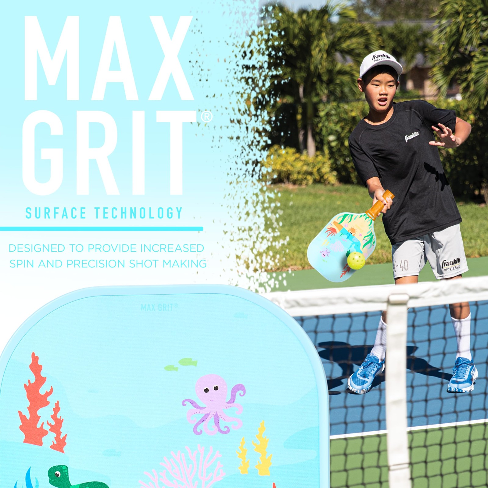 Franklin Sports – For – Max Grit – – Usa – Sea