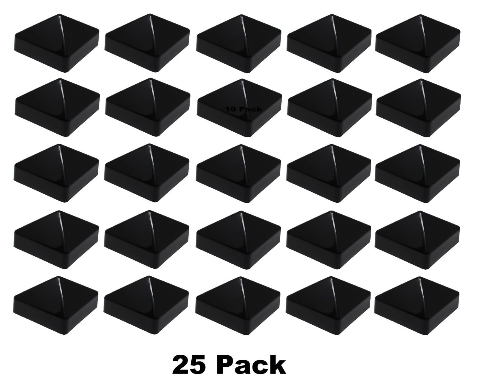 6×6 (5-7/8″ x 5-7/8″) Square Pyramid Style Cap Boat Dock Pylon Piling Cap Cover
