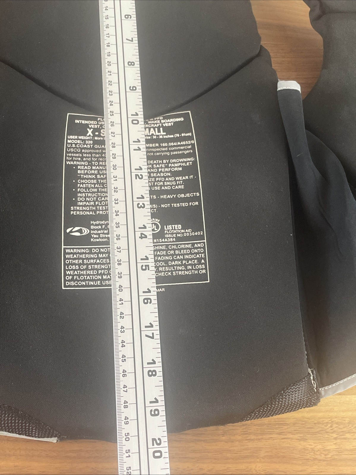 Defiance Life Jacket Size X-Small/Small 30″-36″ Black – US Coast Guard Approved