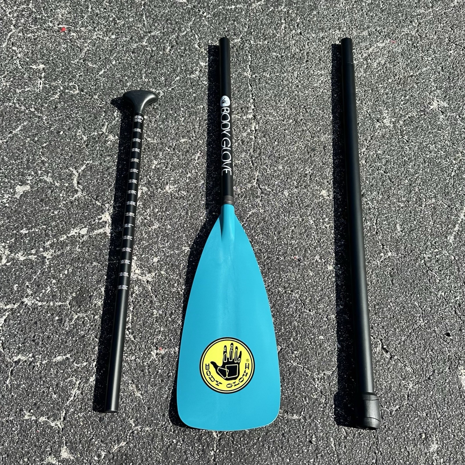 Body Glove Adjustable SUP Paddle For Paddle Board, 3 Piece, Lightweight Aluminum