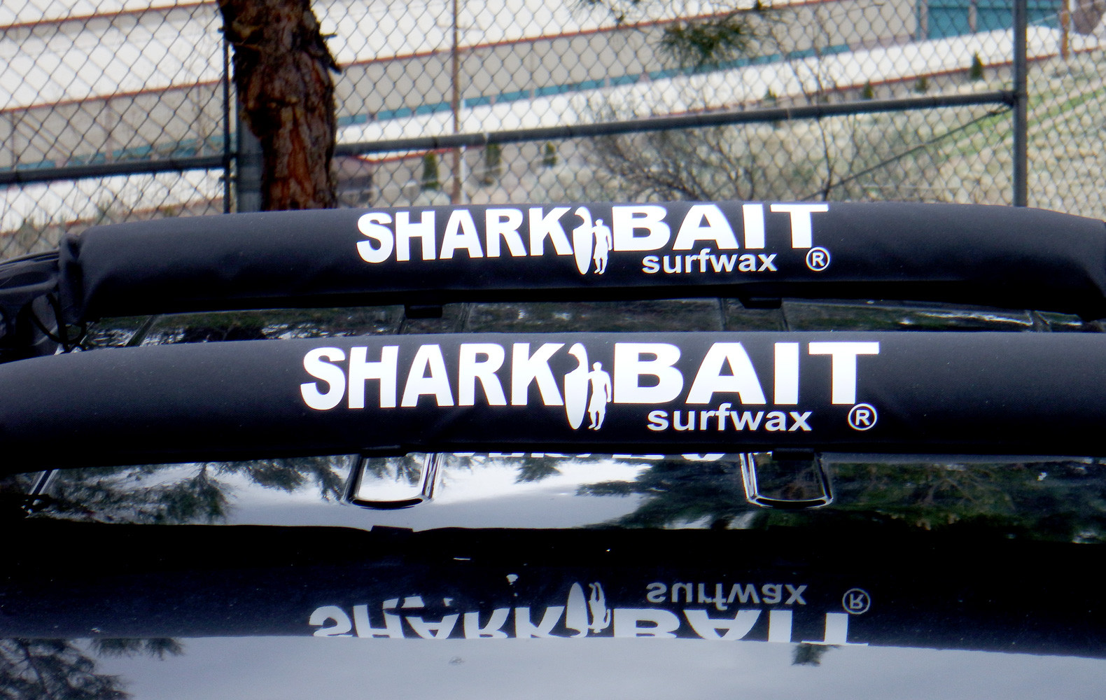 30″ SHARKBAIT AERO roof rack pads Black for 2 -3 inch bars For SUP & Surfboards