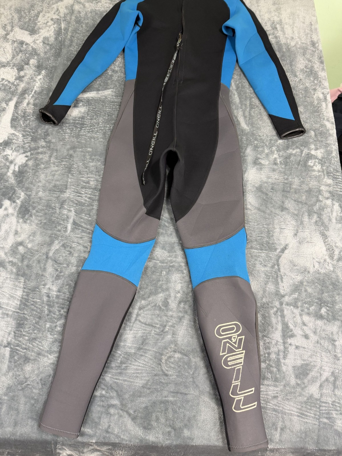 O’Neill Reactor 3/2mm Wetsuit Men’s Size LT Large Tall Full Suit Black Blue Gray