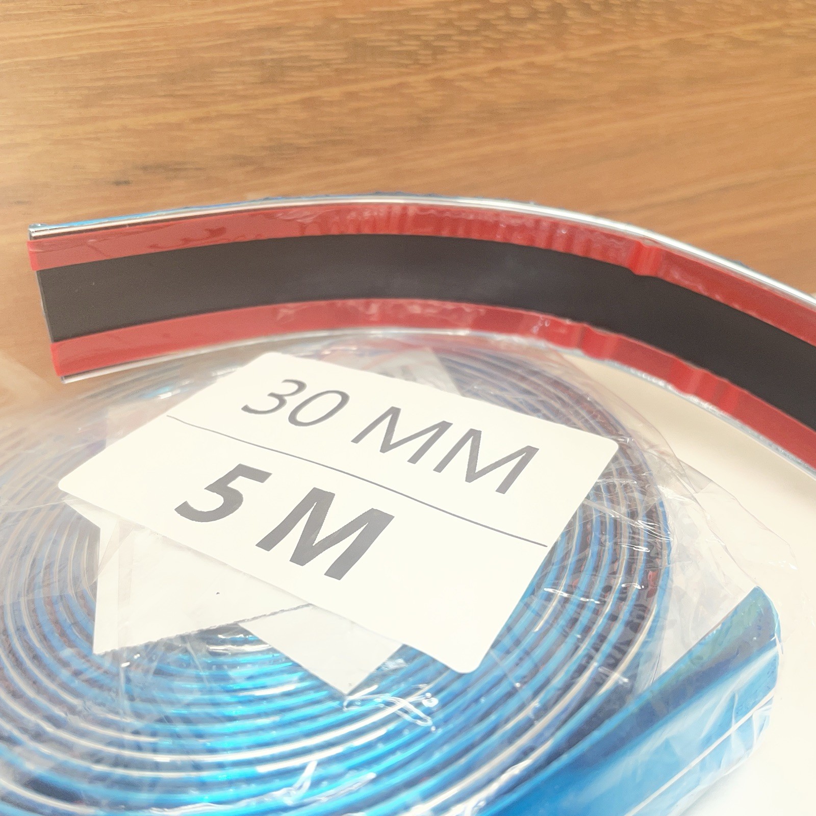 Chrome Silver Body Side Molding Trim. 5m Roll. 30mm. Lot Of 2