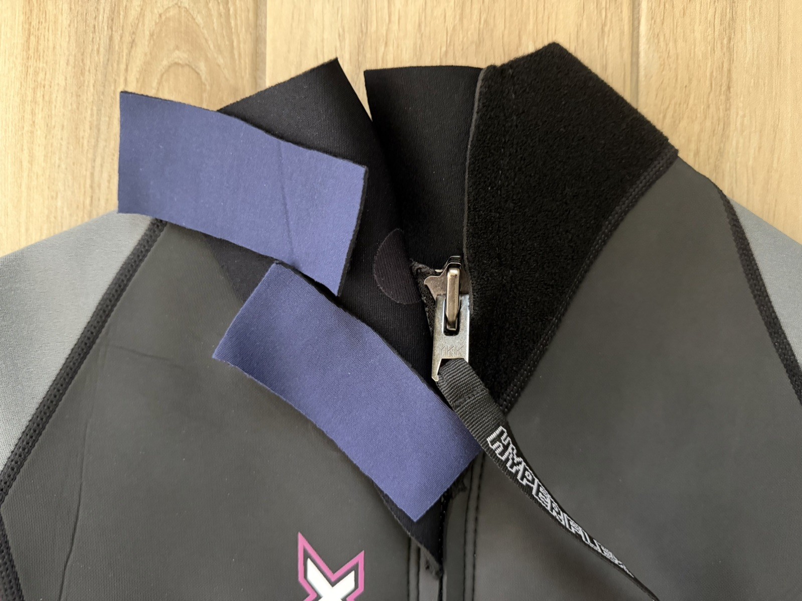 Hyperflex Shorty Wetsuit Access 2mm Size Women’s 8 Full Zip Pink Gray Black