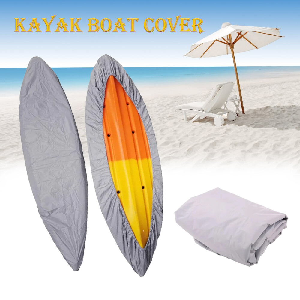 210D 6.8-14.8ft Waterproof Kayak Canoe Cover Storage Dust Cover Boat Protection