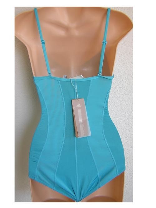 Adidas VINTAGE Stella McCartney Swim Suit 1 Piece Top-Pant Bottom Bikini sz 34″