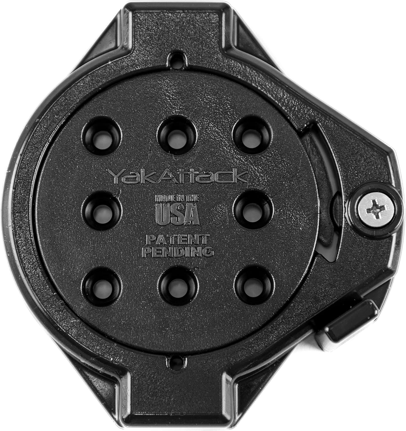YakAttack TetherTube Turret Adj Rod Mount BlackPak Pro W/ 12 Positions BLK