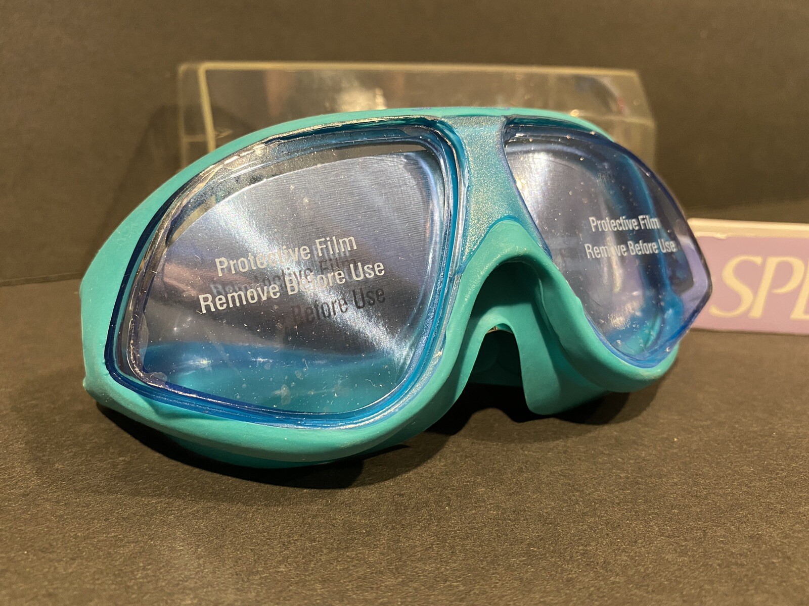 Speedo Jr. Mini Mask Kids Swim Mask Blue Sea 1996 BRAND NEW SEALED IN CASE!