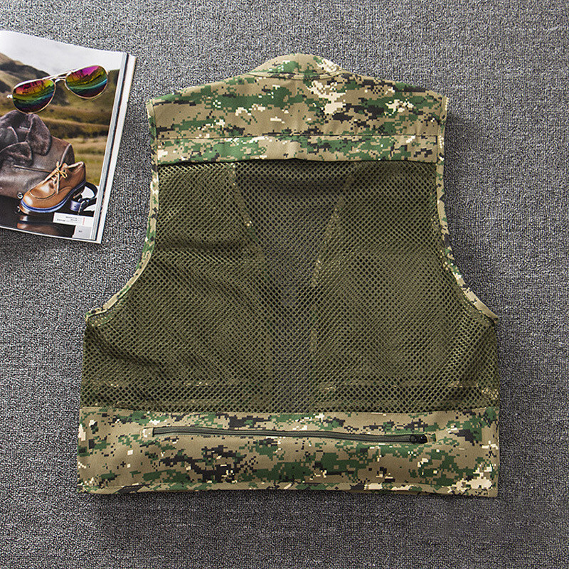 Fishing Vest Jacket for Men Women Utility Vest with Pockets Breathable Quick Dry
