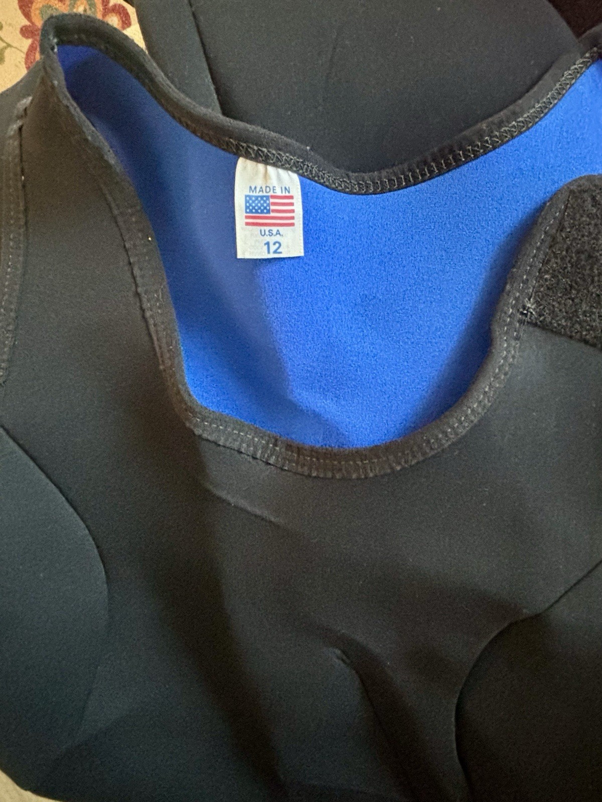 Vintage COMP Women’s Wetsuit 2-Piece Set Neoprene Made in USA Sz 12 M Surf Ski