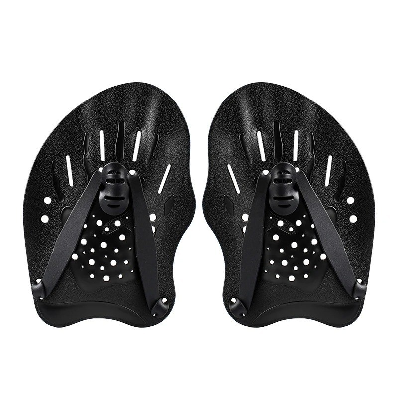 Swimming Hand Paddles Training Flippers with Adjustable Straps