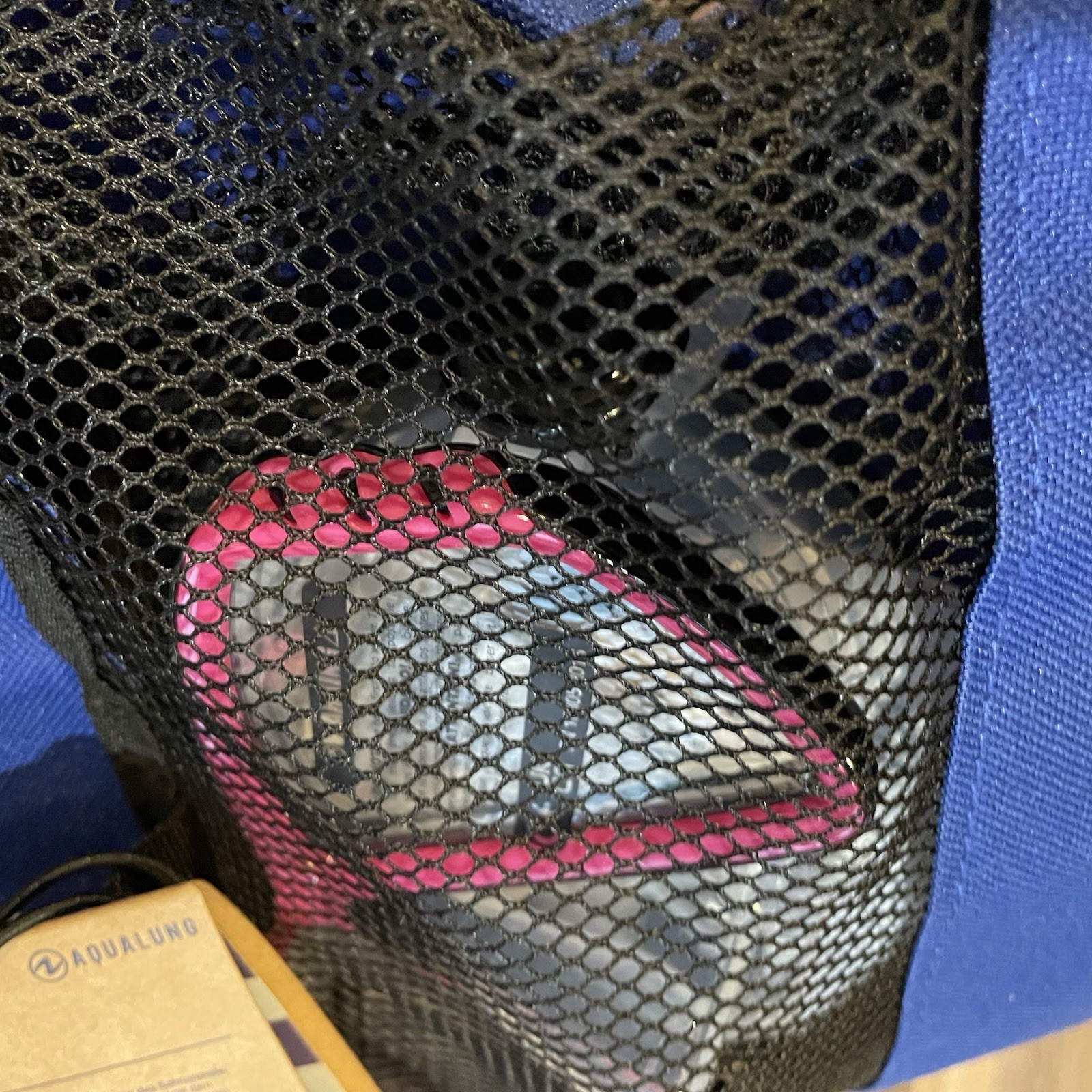 Aqualung Junior Cub Combo SN Mask Snorkel Set Pink Black White Made In Thailand