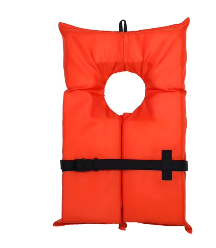 Ozark Trail 4-Pack Adult Type II Life Vest, Includes Storage Bag, Orange
