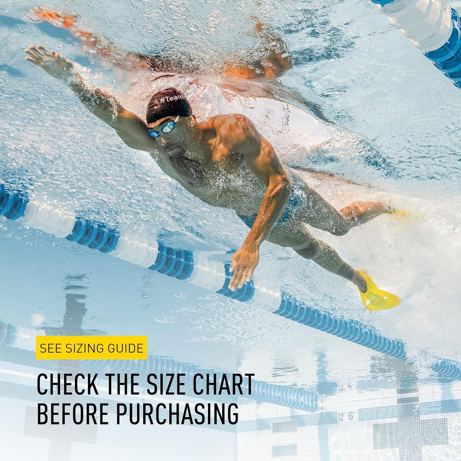 FINIS Edge Swim Fins for Men & Women – 100% Silicone Training Fins – Size XL