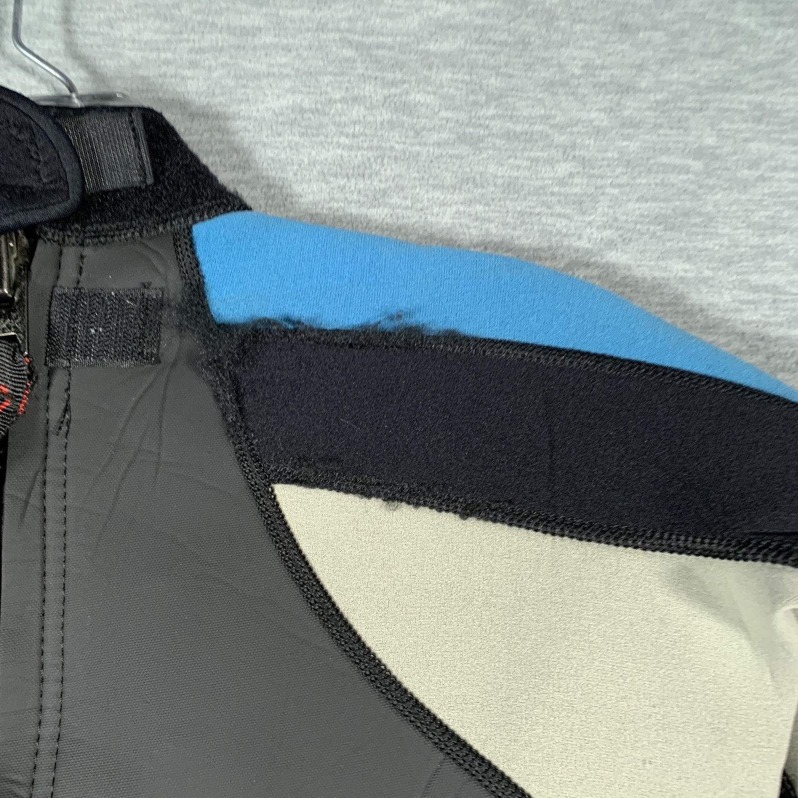 Quiksilver Youth 16 Long Sleeve Shorty Wetsuit Back Zip Black Blue Gray Kids