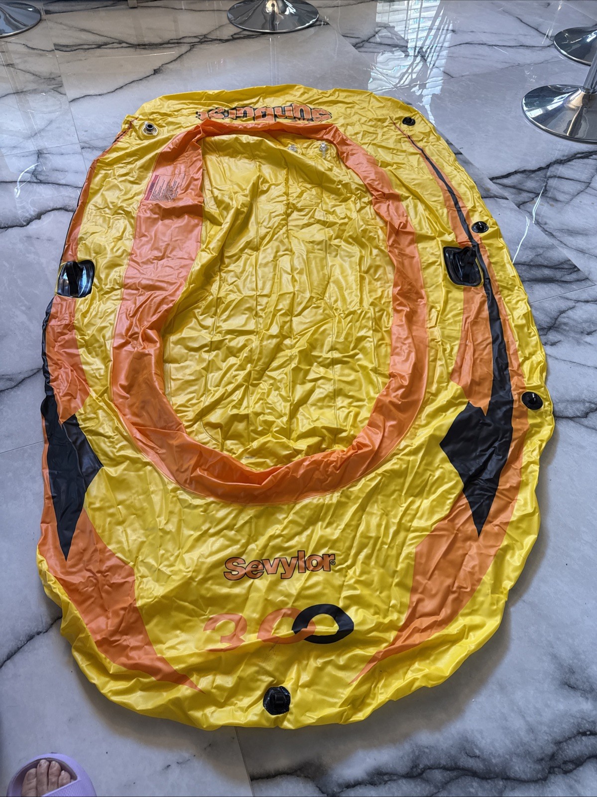 Sevylor Sunburst 300 Inflatable Pool Boat Raft 3 Person- 92”x53”-Double Lock