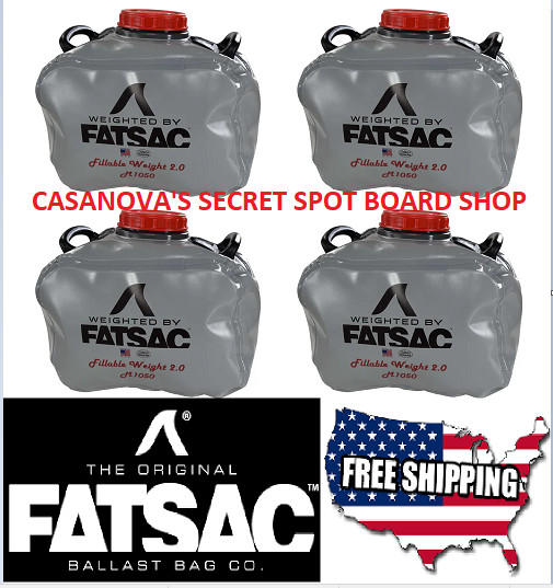 FATSAC MEGA FILL FILLABLE WEIGHT V2.0 BAG GRAY BALLAST M1050-4 PACK 220-380 LBS!