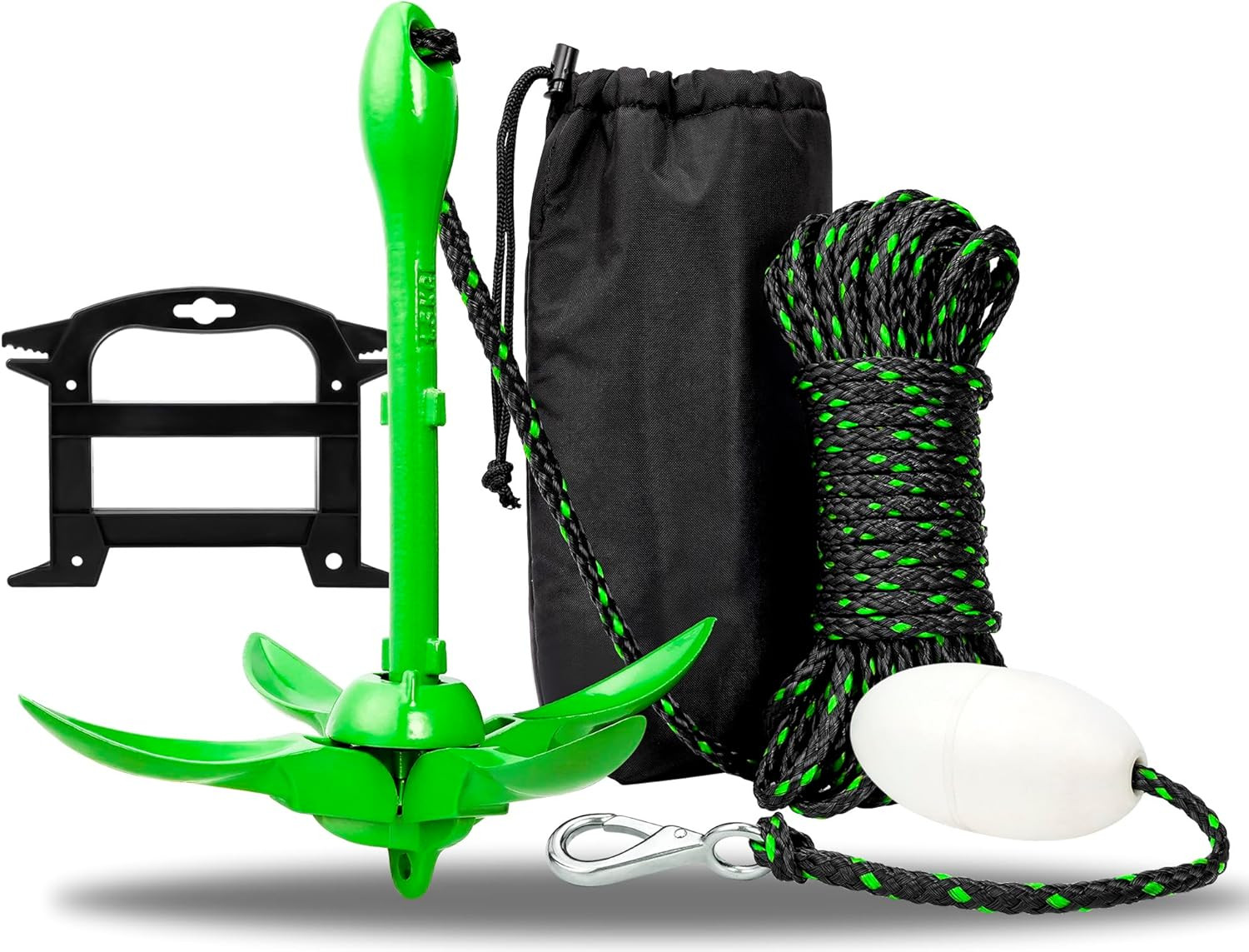 Grapnel Anchor Kit for Small Boats, Kayaks, PWC, Jet Ski, Paddle Boards, Etc. –