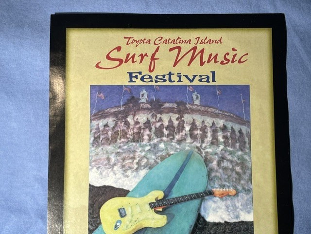 DESCANSO CASINO SURF MUSIC FESTIVAL 1976-11″ x 8 1/4″-ORIGINAL /$457 eBay Value