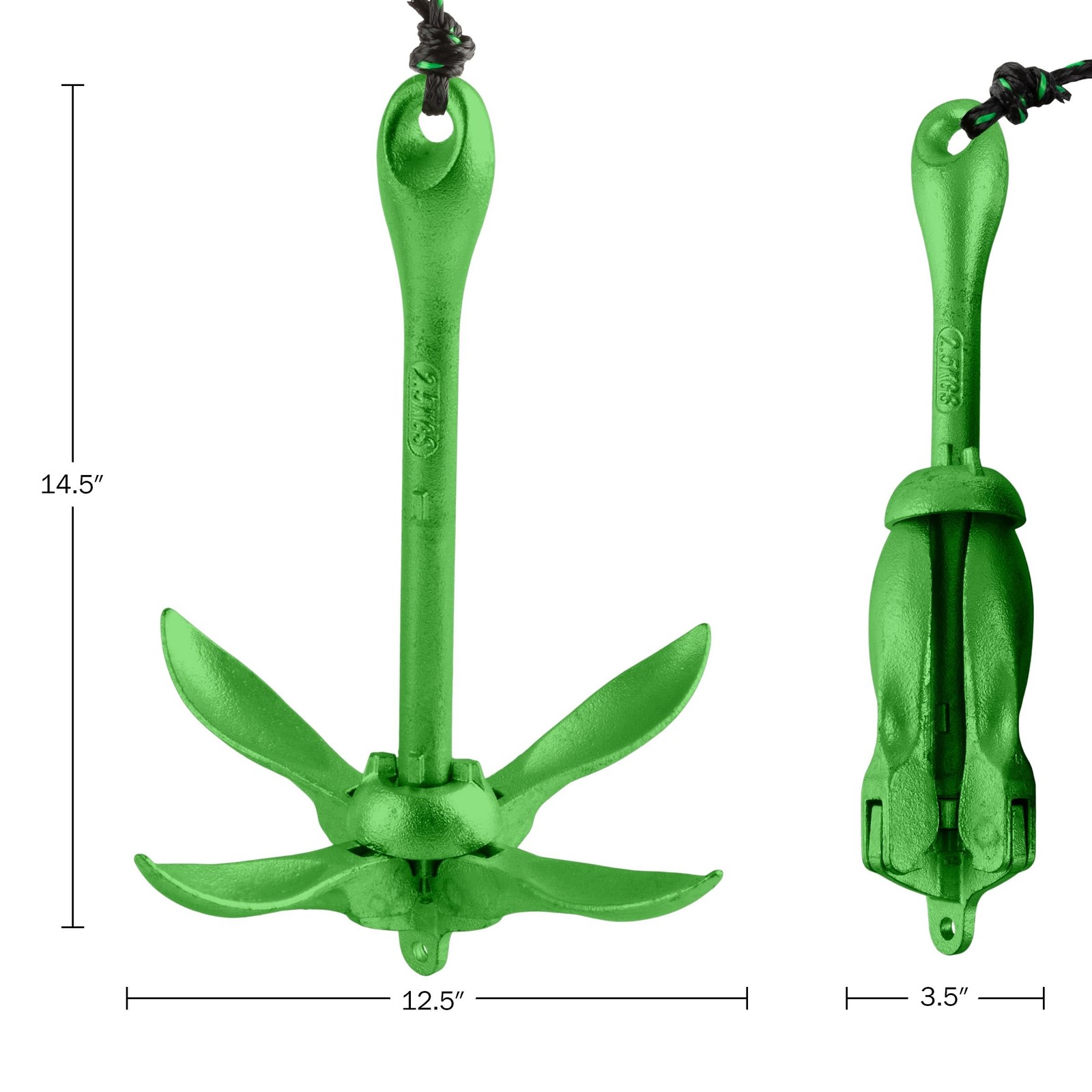 Kayak Anchor – Pound Folding Anchor for Paddle Board, SUP, Canoe, PWC, or Fis…