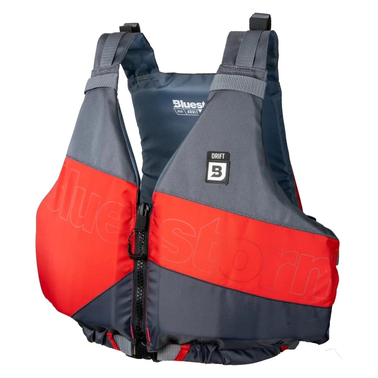 Bluestorm KINETIC Kayak Life Jacket Fishing Angler Vest Type III PFD, Nitro Red