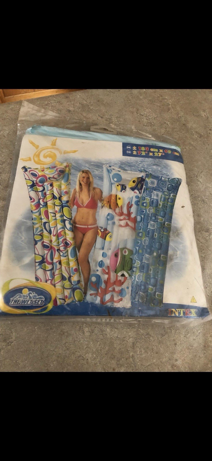 2006 Intex The Wet Set 72″x27″ NEW NIP (tear in package)