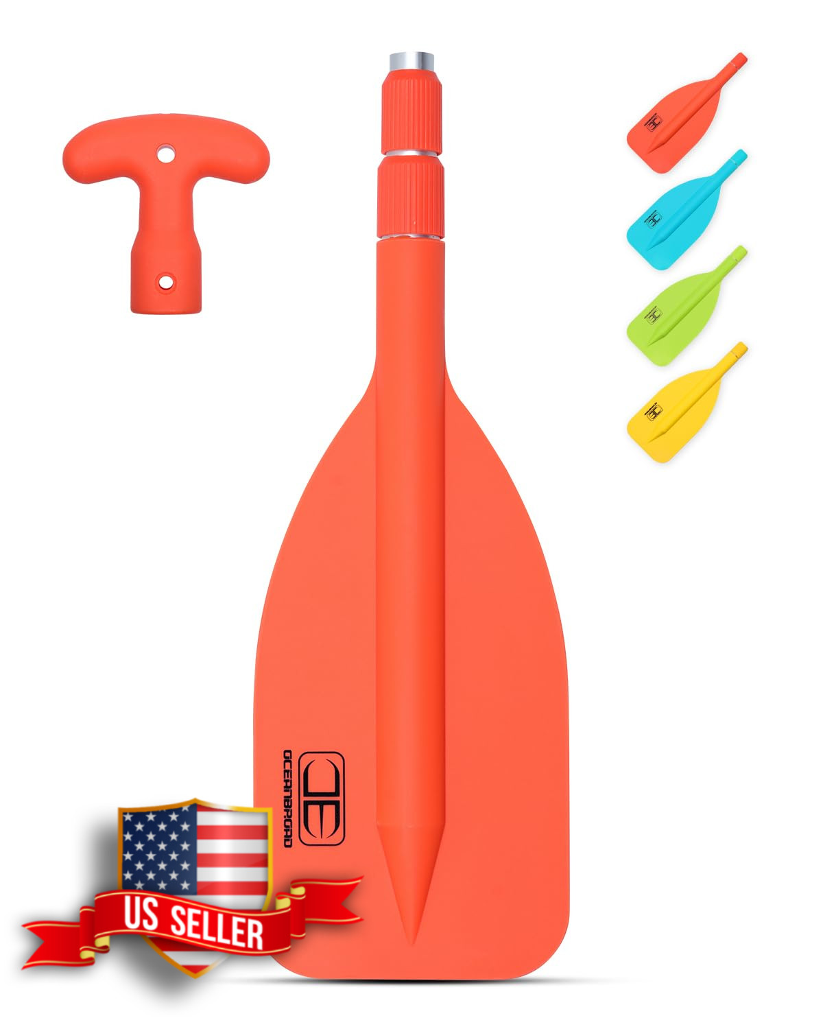 Telescoping Boat Paddle for Canoe Kayak PWC Jet Ski 21-42 in