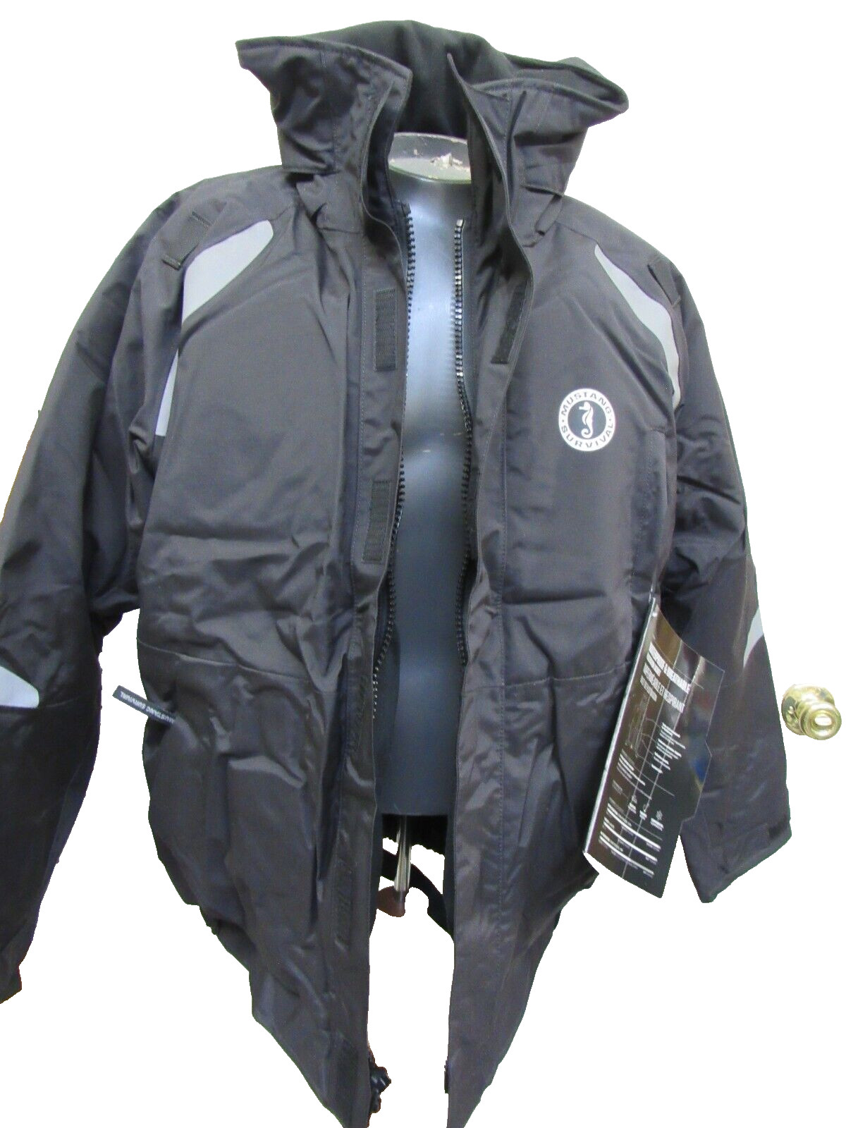 Mustang Survival MJ5246 Catalyst Flotation Jacket Coat XXLARGE (2X) Black NWT