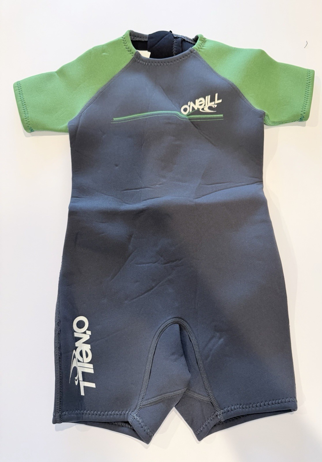 O’Neill Toddler Short Sleeve Spring Wetsuit Back Zip Size 2