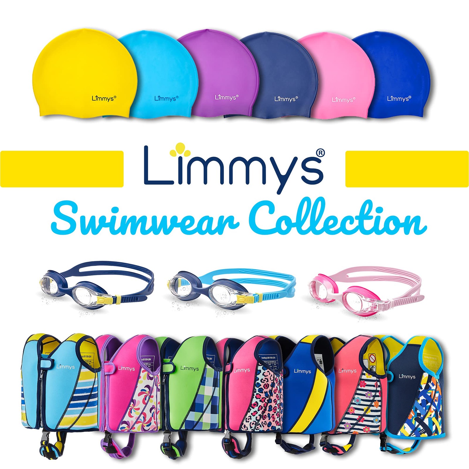 Kids Swim Cap – 100 Silicone Swim Cap for Long Hair – Soft, Stretchy Comfort…