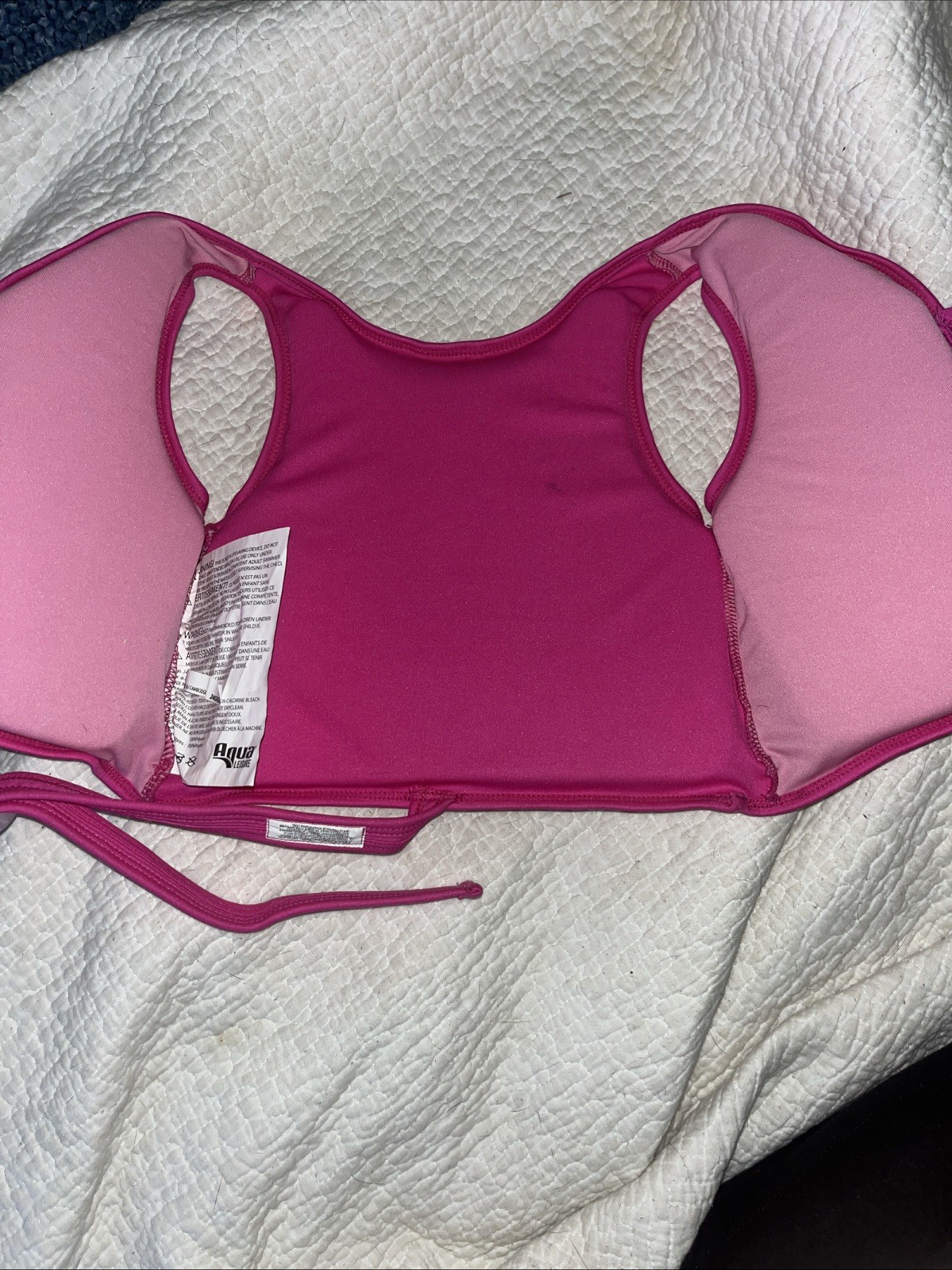 Aqua Swim School Progressive Swim Trainer Level 2 Vest 2-4 Years Max 37lbs NEW