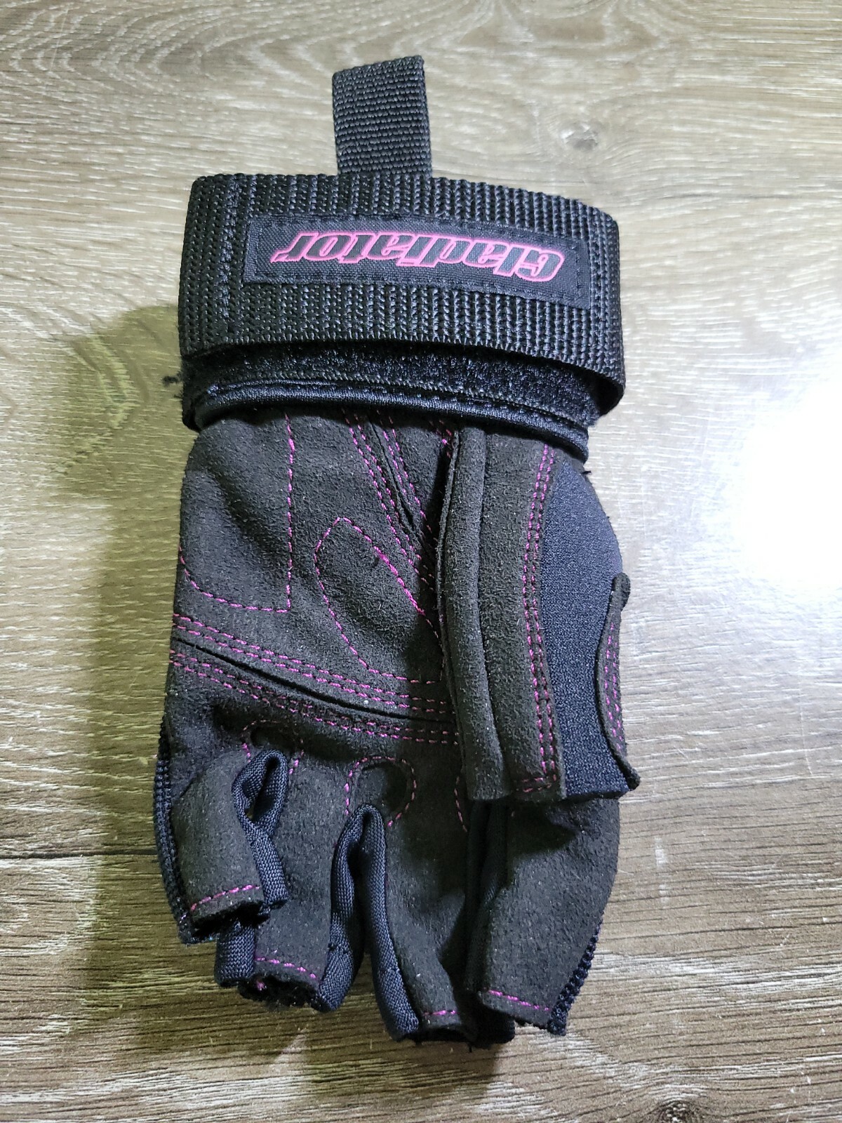 Gladiator Lady Fingers 3/4-Finger Waterski Gloves Women’s Black & Pink Small