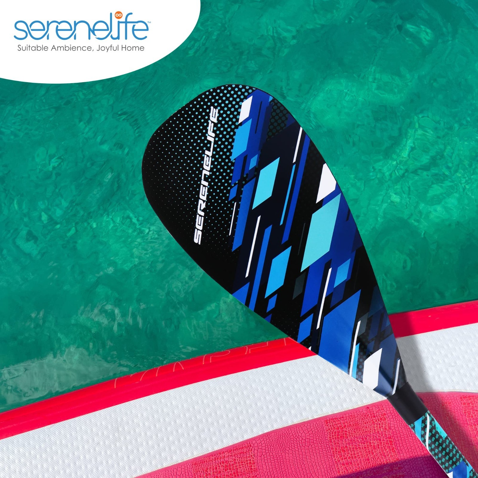 Adjustable Carbon Fiber Paddle Board 70-86″ | Lightweight 3-Piece SUP Paddle | C