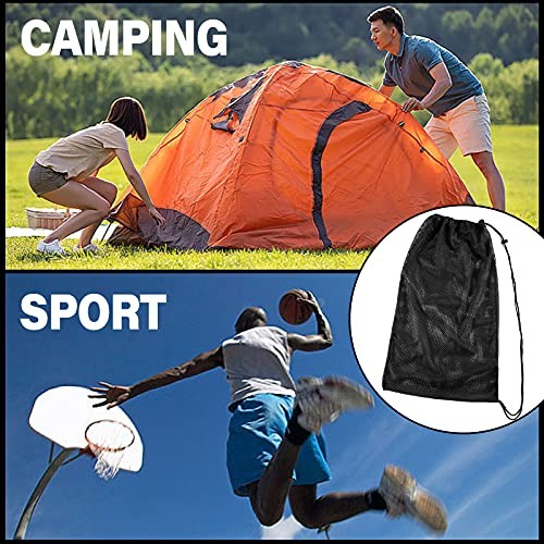 2 Packs Mesh Gear Bag for Snorkel Equipment, Oversized 18″ x 27″ Mesh Dive Bag